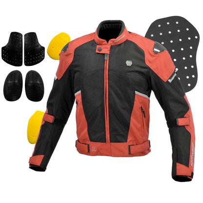 KOMINE JK-1573 Protective Carbon Mesh Jacket