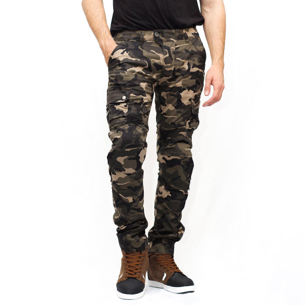 KOMINE PK-7443 Protective Riding Cotton Cargo Pants