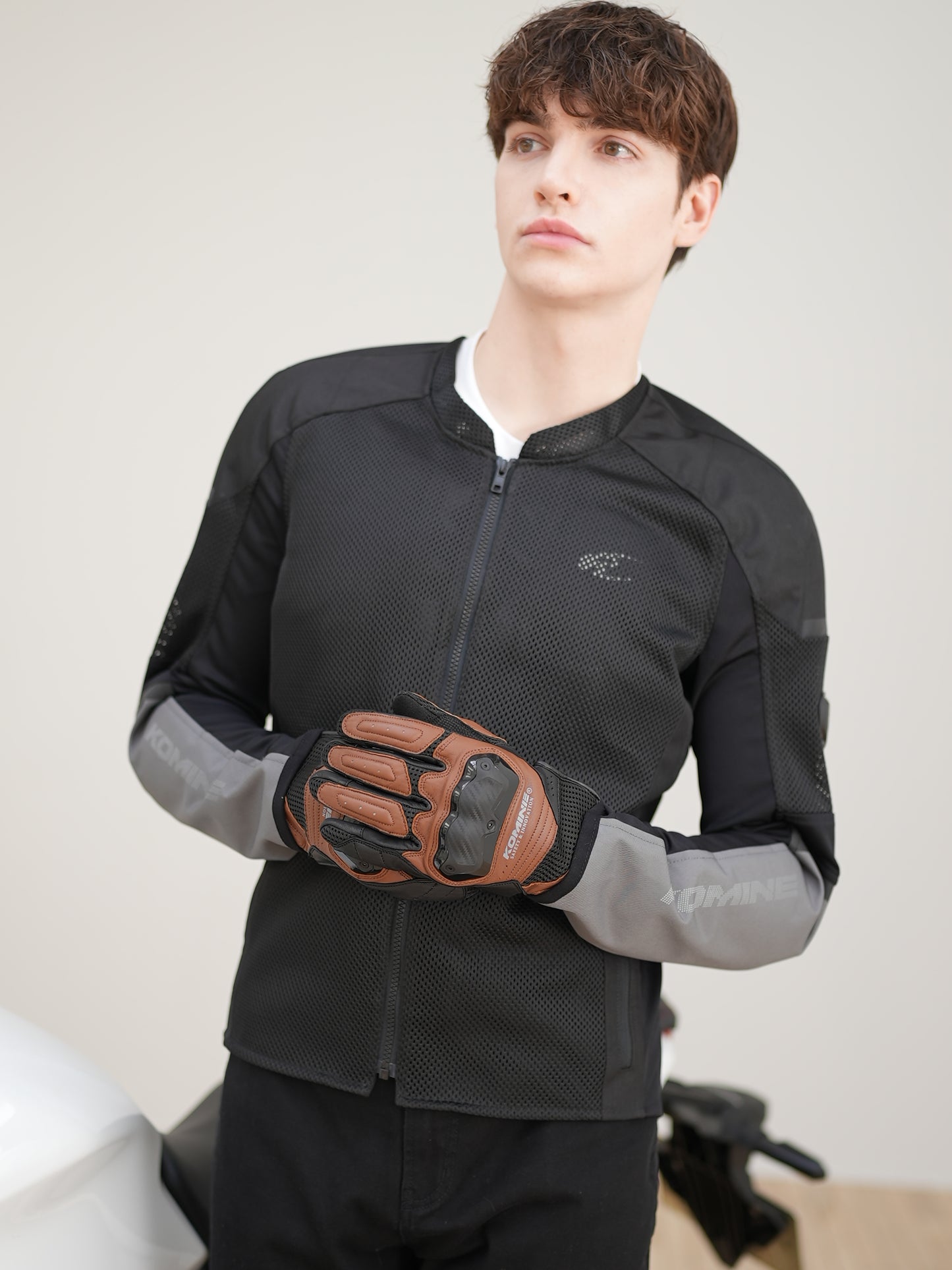 KOMINE GK-267 Shot Gun Mesh Gloves