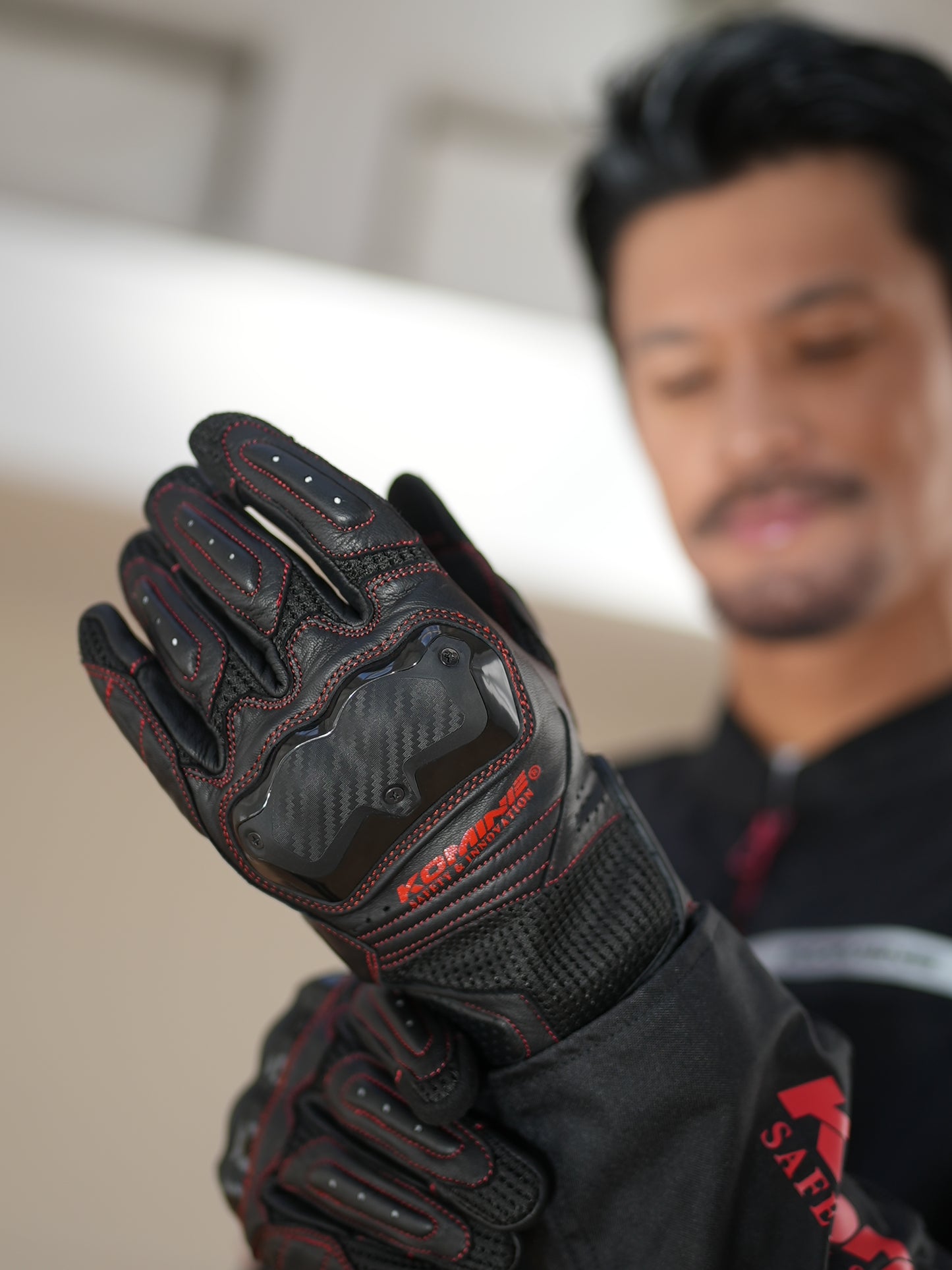 KOMINE GK-267 Shot Gun Mesh Gloves