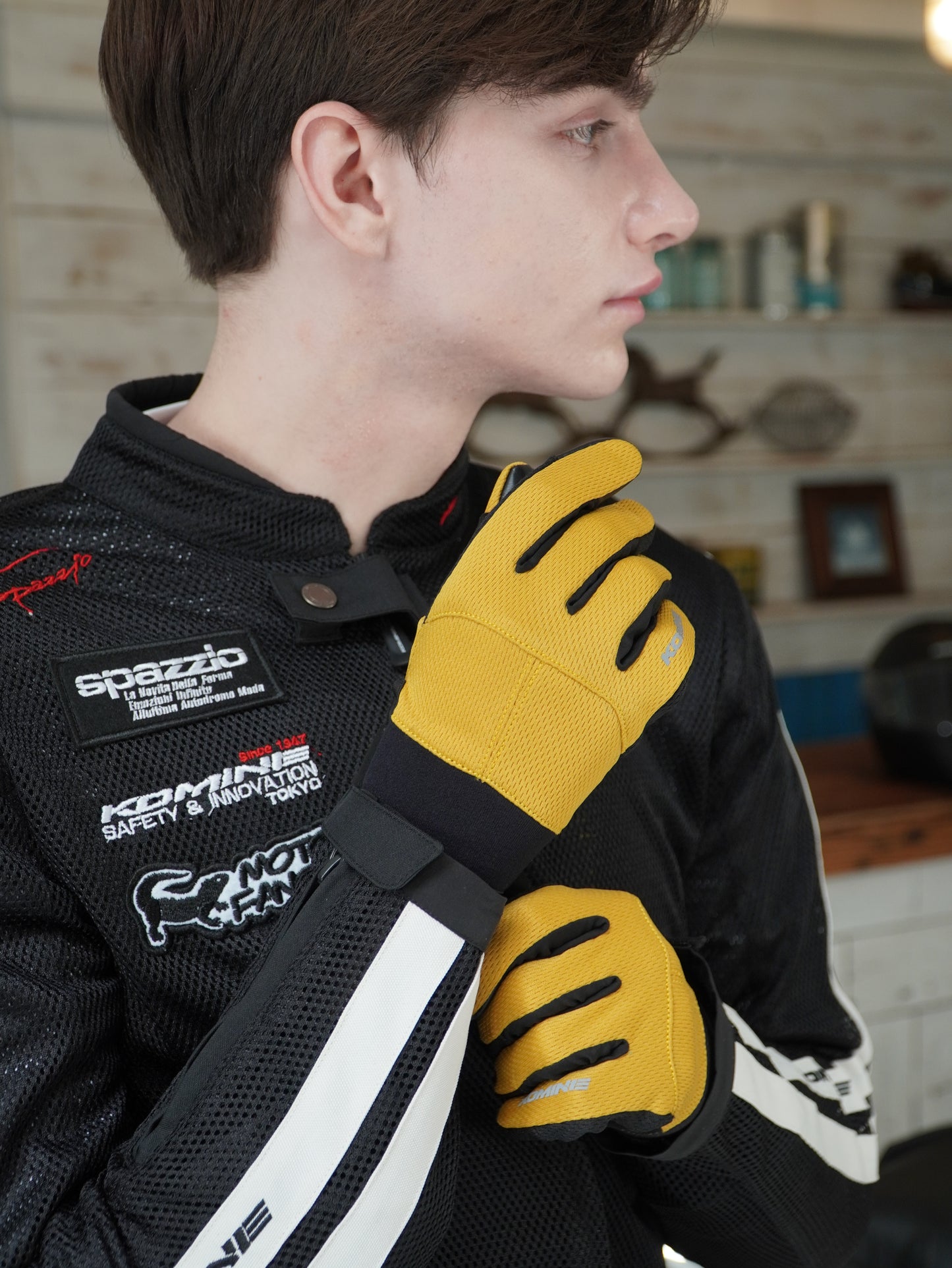 KOMINE GK-261 Ride Mesh Gloves - GT
